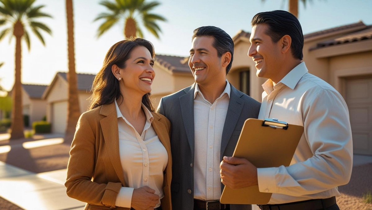 Arizona homeowner meeting with The Offer Company professional to sell home before foreclosure