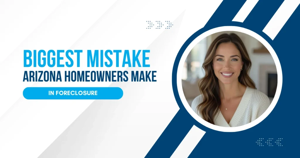 The Offer Company explains the biggest foreclosure mistake in Arizona and how homeowners can avoid it with help from Hope.