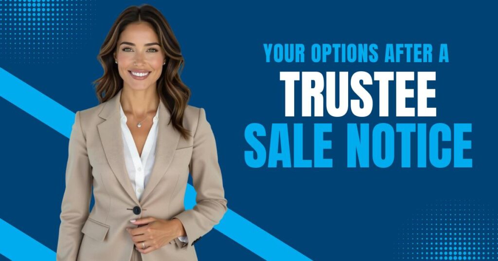 Hope from The Offer Company explaining homeowner options after a Trustee Sale Notice in Arizona.