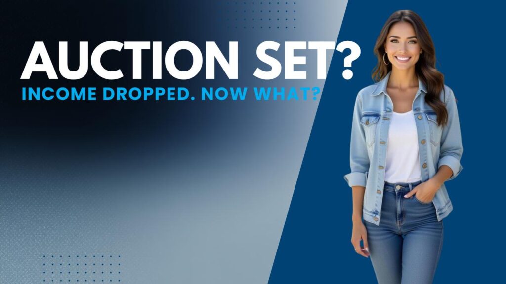 Arizona homeowner reviewing trustee sale notice after income loss