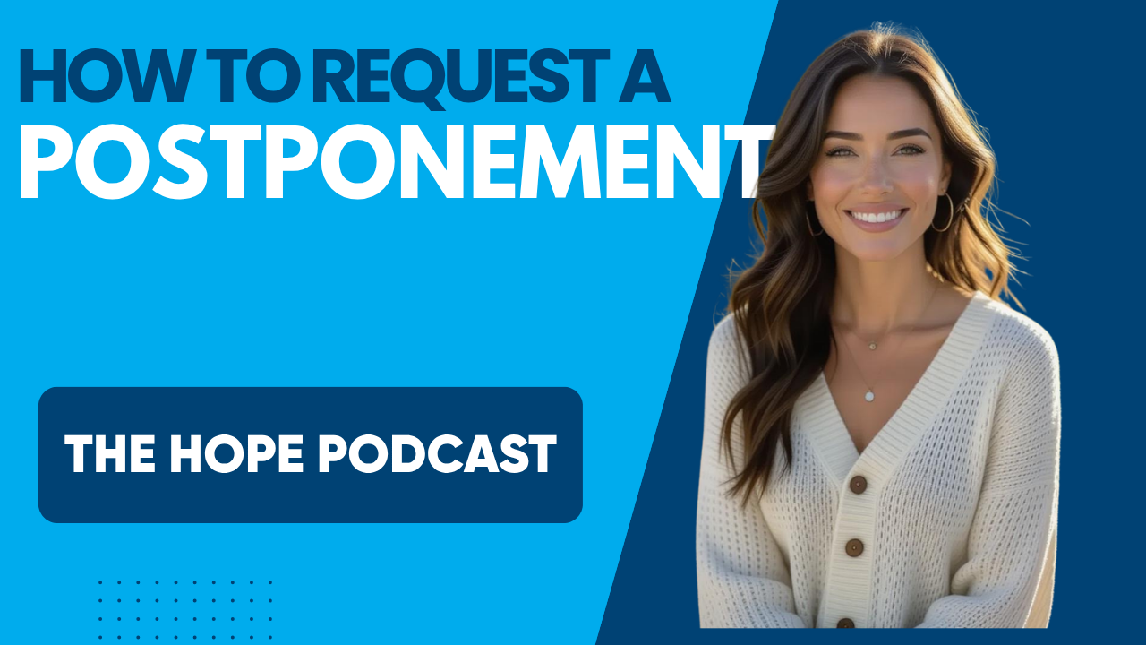 How to request a foreclosure postponement from your lender in Arizona before a trustee sale
